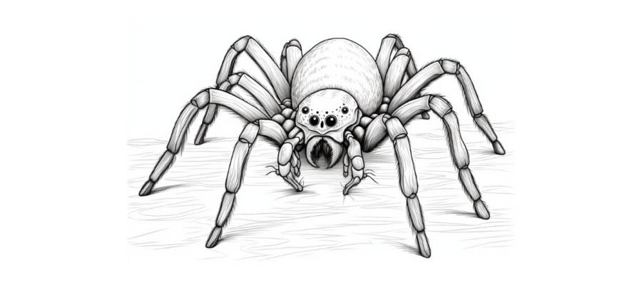 Spider coloring pages