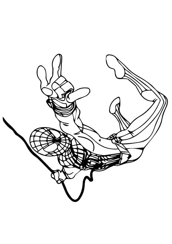 Free printable spiderman coloring pages for kids