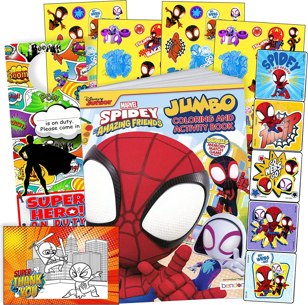 Spidey and his amazing friends activity set bundle