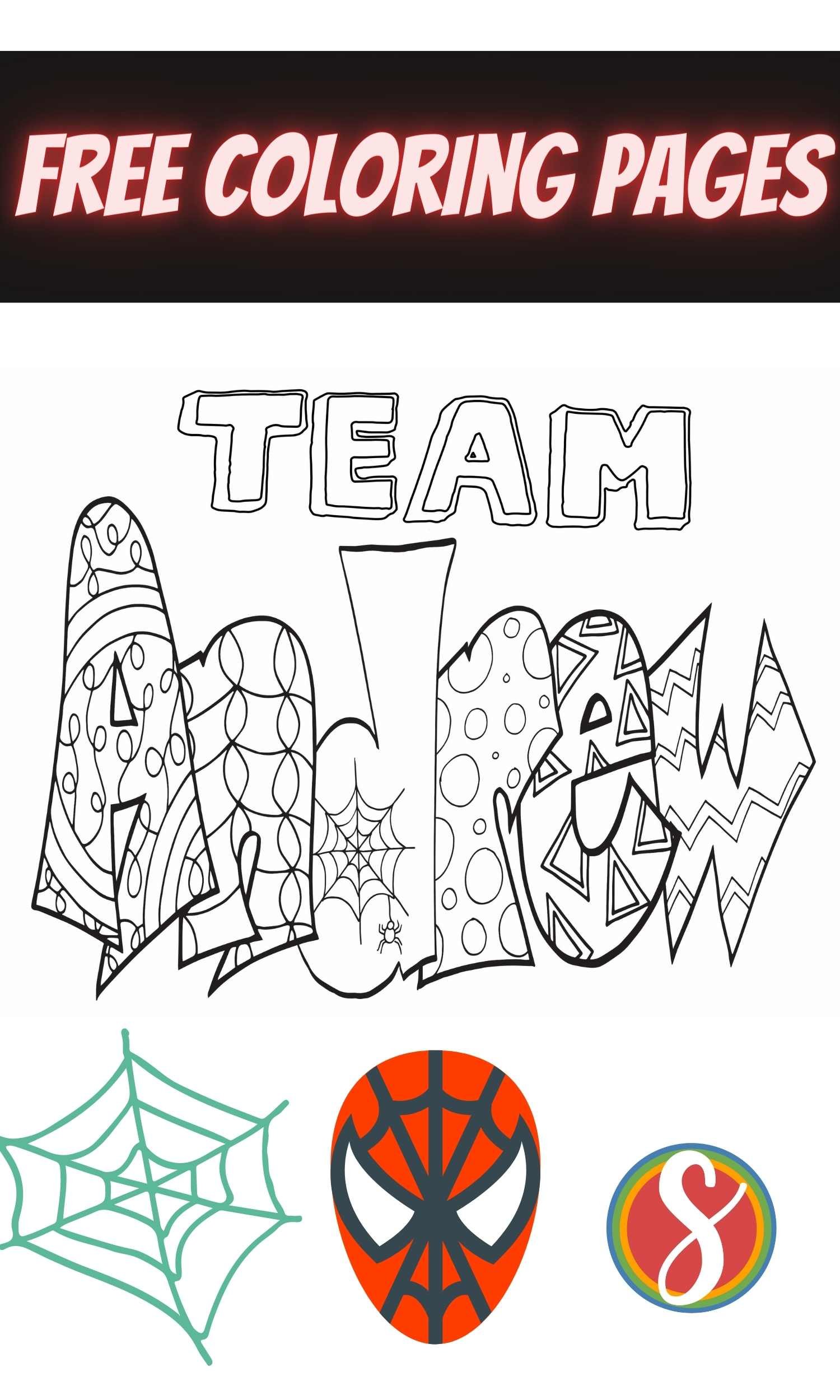 Team tobeyandrewtom spiderman no way home coloring pages â stevie doodles