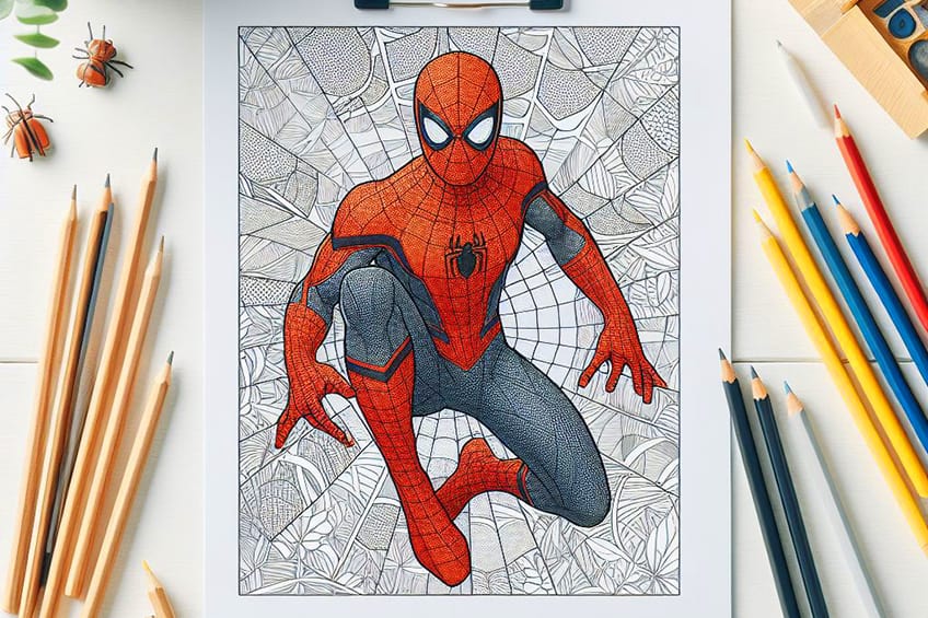 Spiderman coloring pages