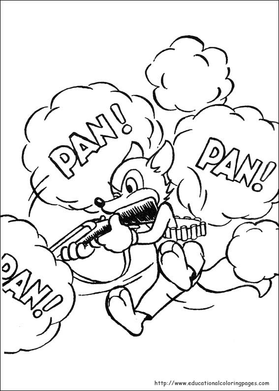 Spiff coloring pages