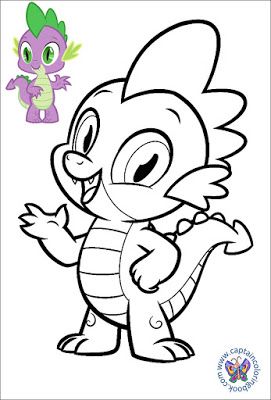 My little pony spike coloring page fada para colorir desenhos para colorir my little pony adesivos