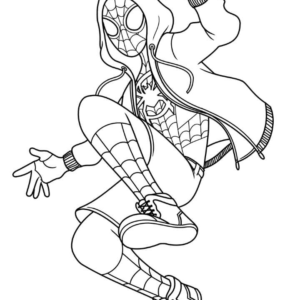 Miles morales coloring pages printable for free download