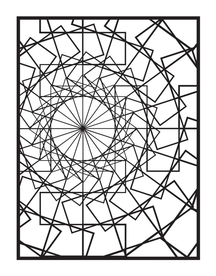 Spin coloring book page digital download