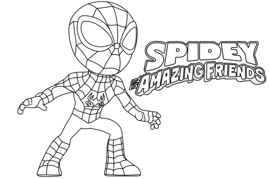 Spidey coloring pages