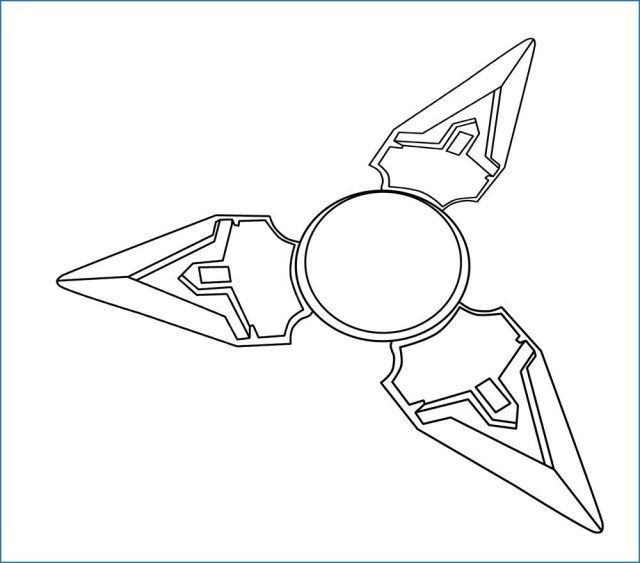 Marvelous picture of fidget spinner coloring page