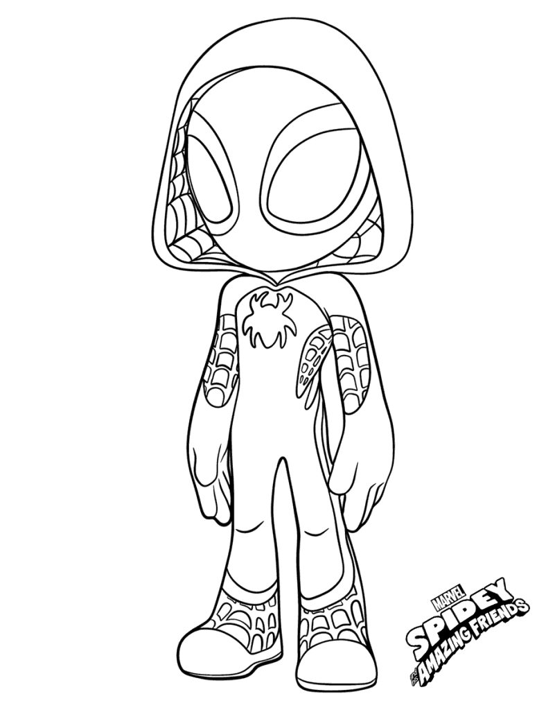 Spidey coloring pages