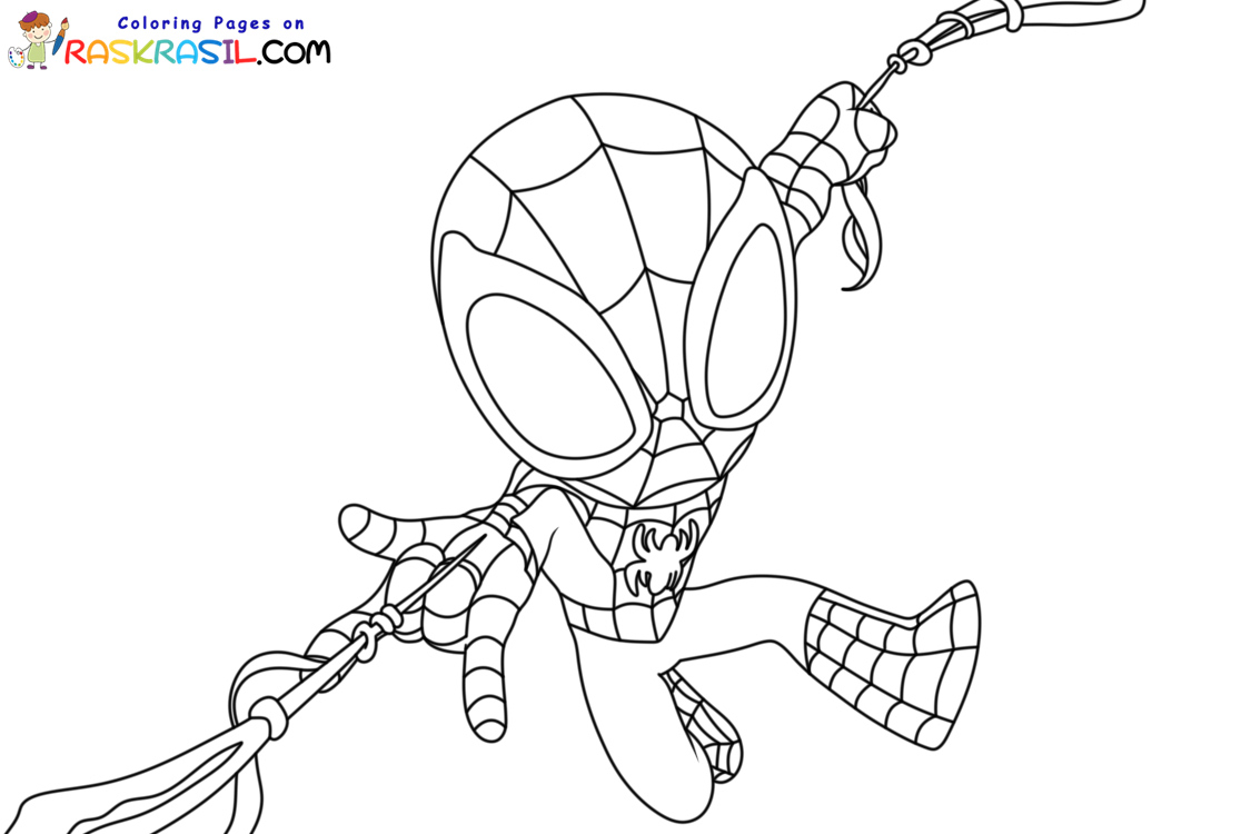 Spidey and his amazing friends coloring pages