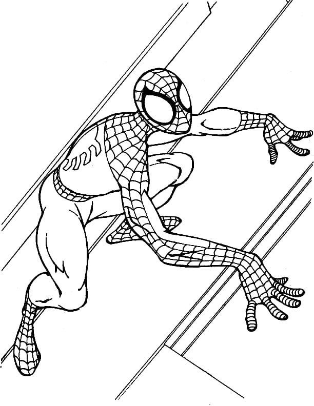 Free printable spiderman coloring pages for kids