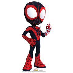 Spin miles morales spidey and his amazing friends cardboard cutout standup standee â