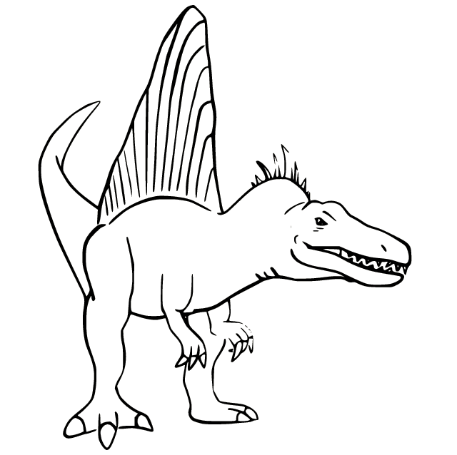 Spinosaurus coloring pages printable for free download