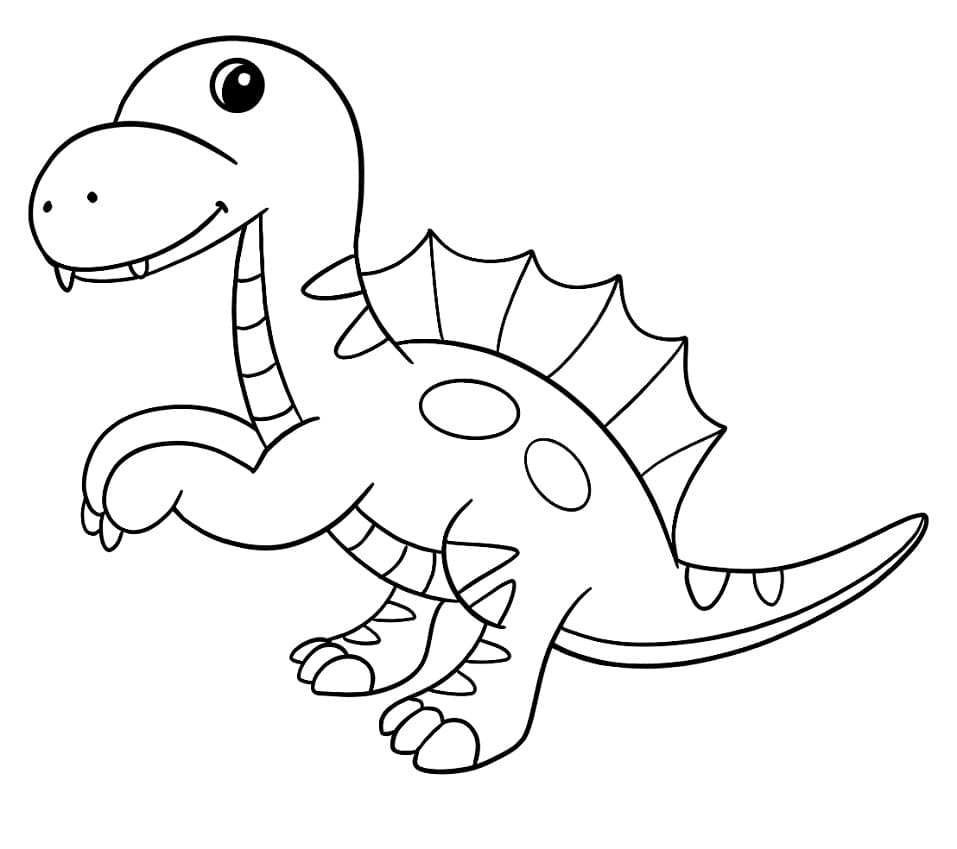 Spinosaurus coloring pages printable for free download