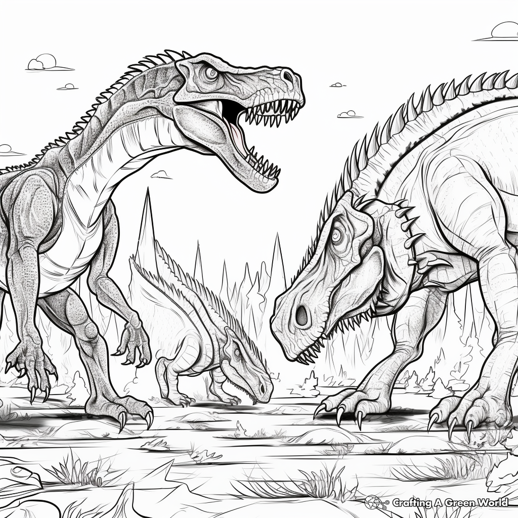 Spinosaurus vs t