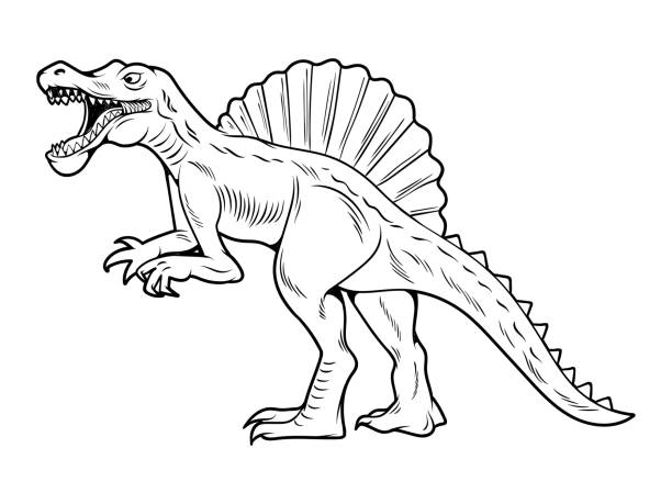 Spinosaurus coloring pages