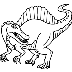 Spinosaurus coloring pages printable for free download