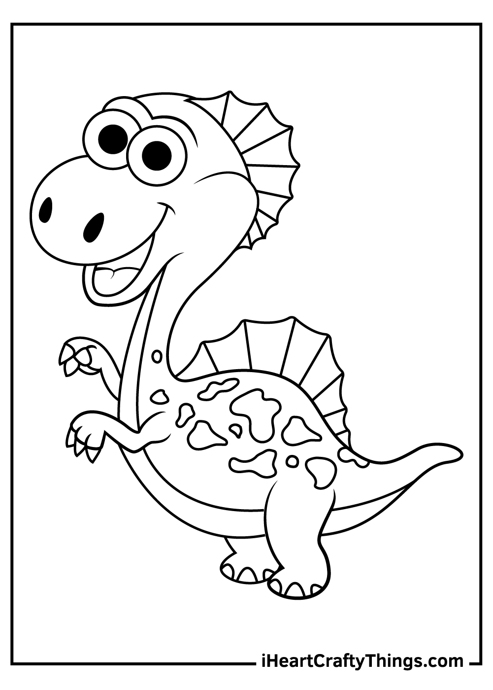 Spinosaurus coloring pages free printables