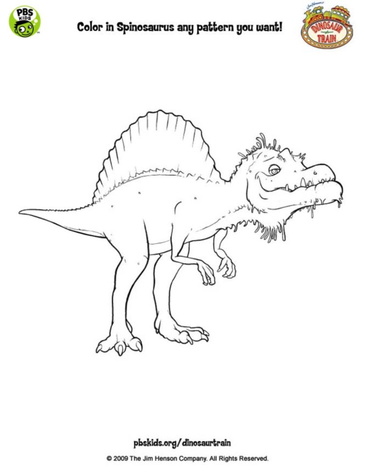 Spinosaurus coloring page kids coloring pages kids for parents