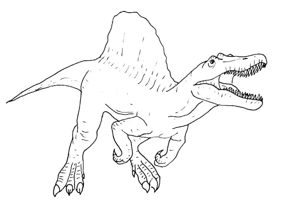 Spinosaurus malvorlagen