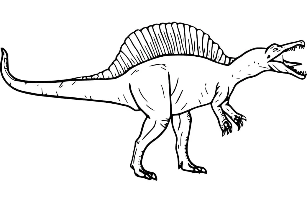 Spinosaurus malvorlagen