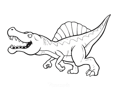 Best dinosaur coloring pages for kids adults