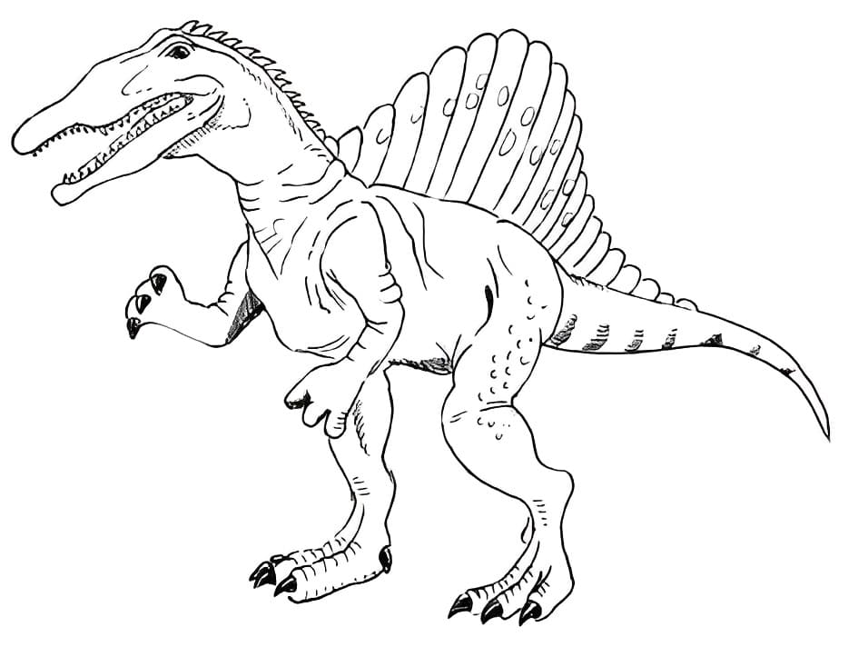 Spinosaurus coloring pages