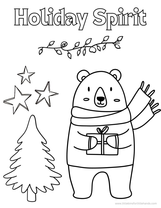 Christmas coloring pages