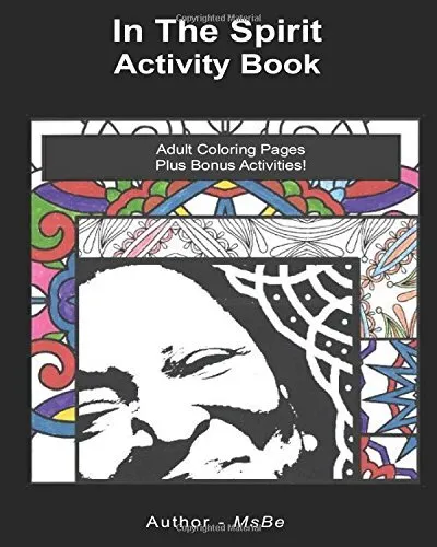 In the spirit activity book adult coloring pages plus bonus acti