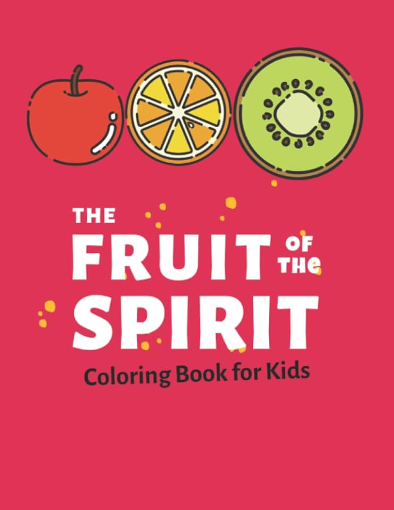 The fruit of the spirit coloring book for kids bible activity book for kids with cute fruits of the spirit colouring pages letter search word search bible verses arandi cm