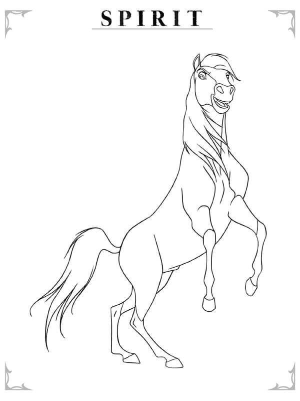 Spirit coloring sheet horse coloring pages spirit the horse horse coloring