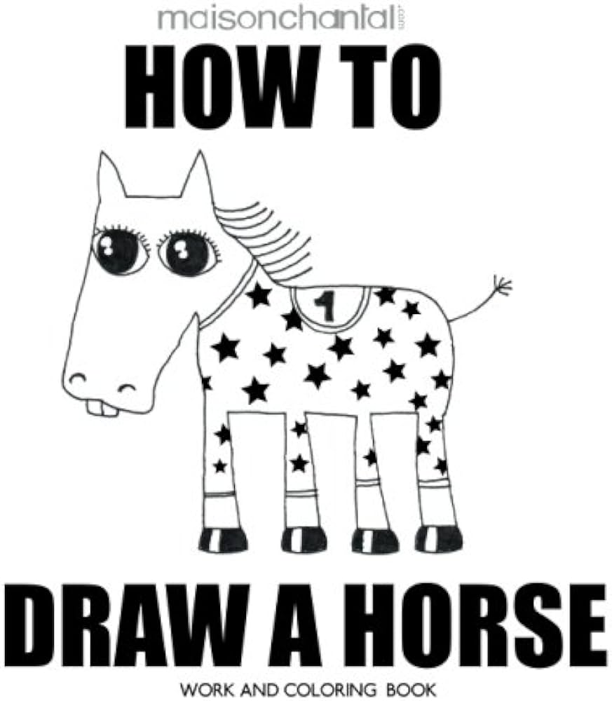 How to draw a horse