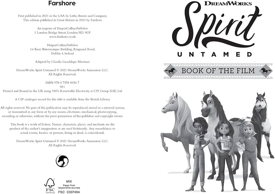 Spirit untamed book of the film spirit books