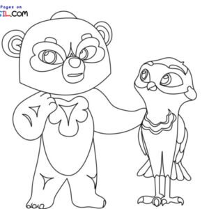 Spirit rangers coloring pages printable for free download