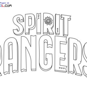 Spirit rangers coloring pages printable for free download