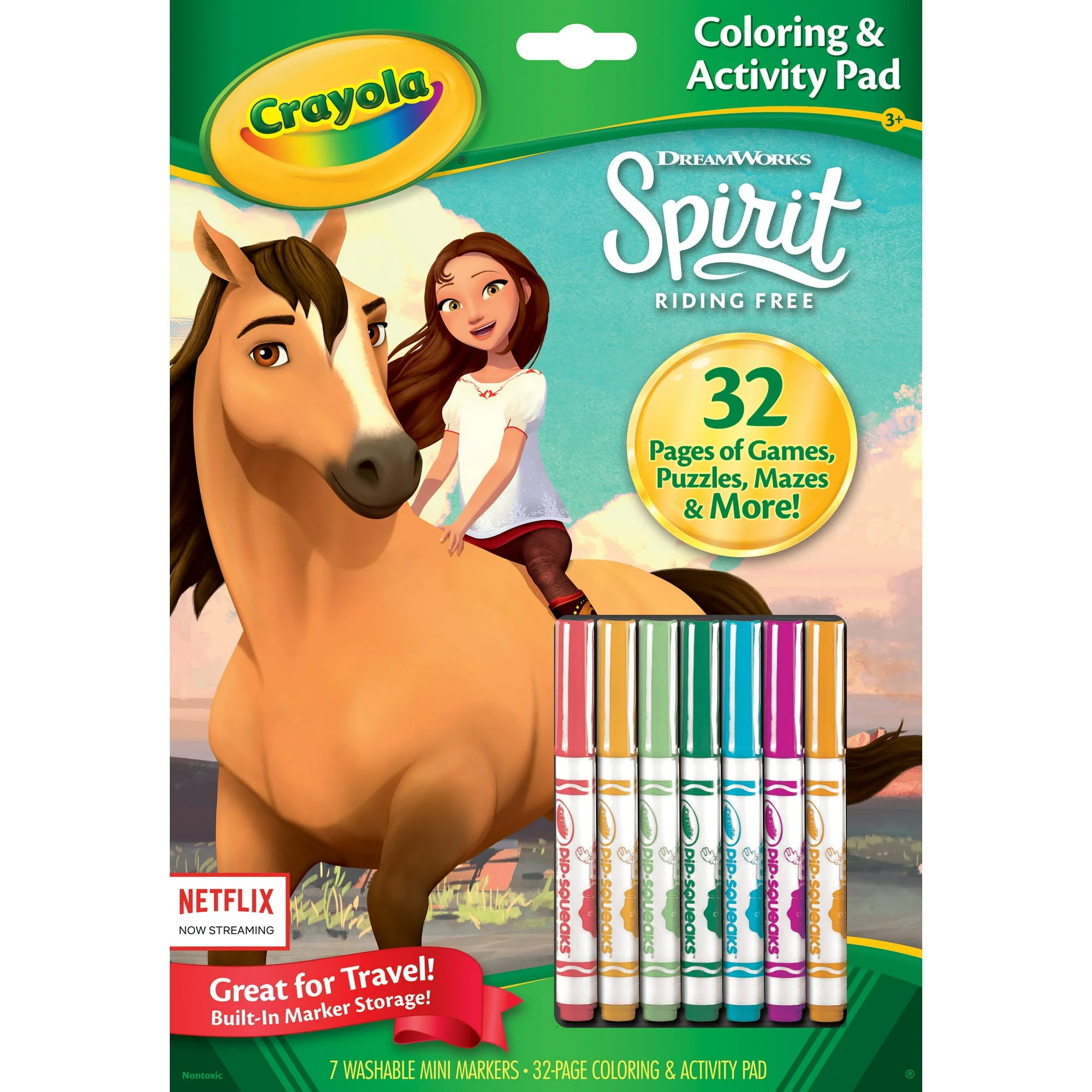 Crayola spirit coloring and activity book page coloring set gift for kids