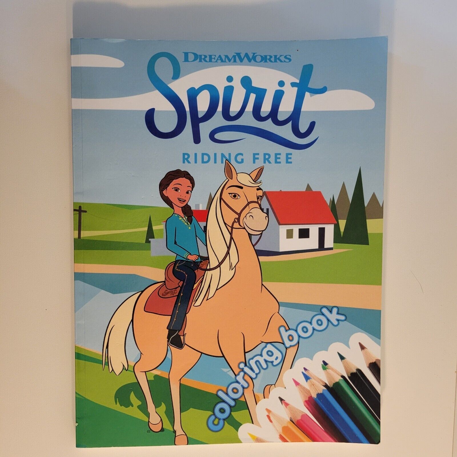 Spirit riding free coloring book dreamworks paperback book