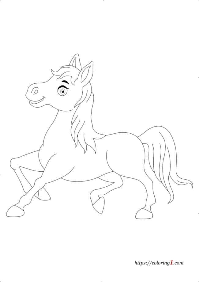 Horse coloring pages