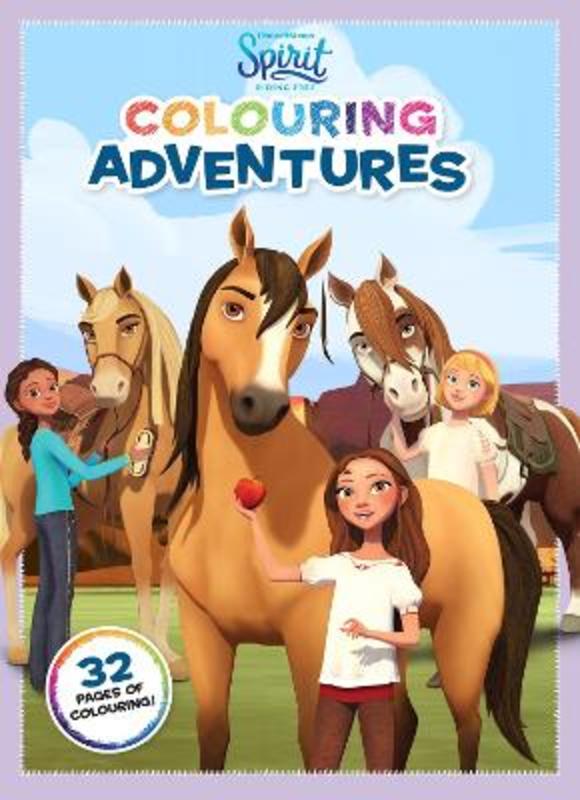 Spirit riding free colouring adventures dreamworks harry hartog