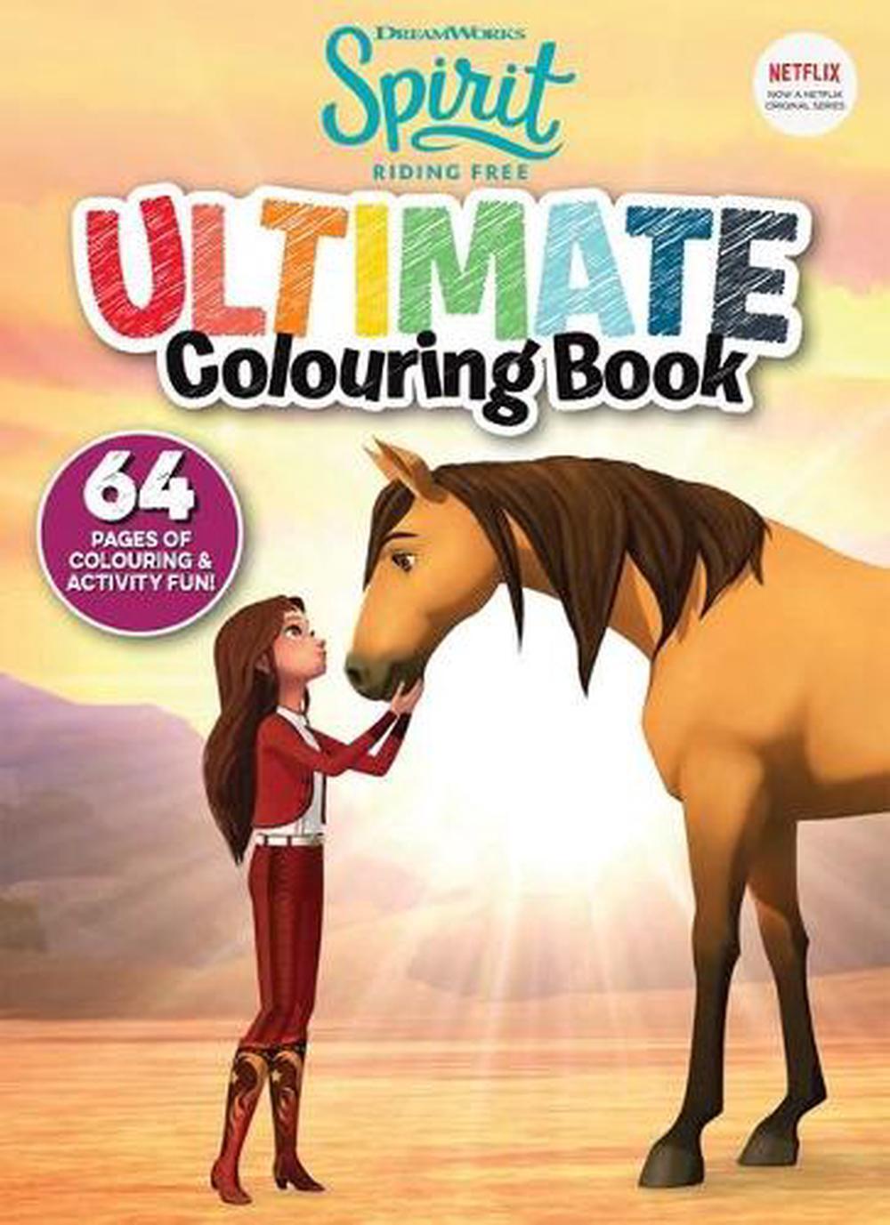 Spirit riding free ultimate colouring book dreamworks english paperback boo