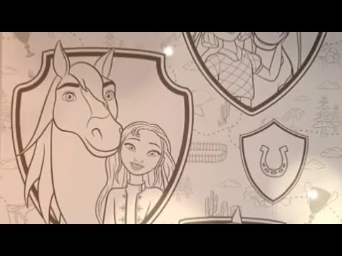 Dreamworks spirit riding free the pals coloring book srf coloring pages for kids