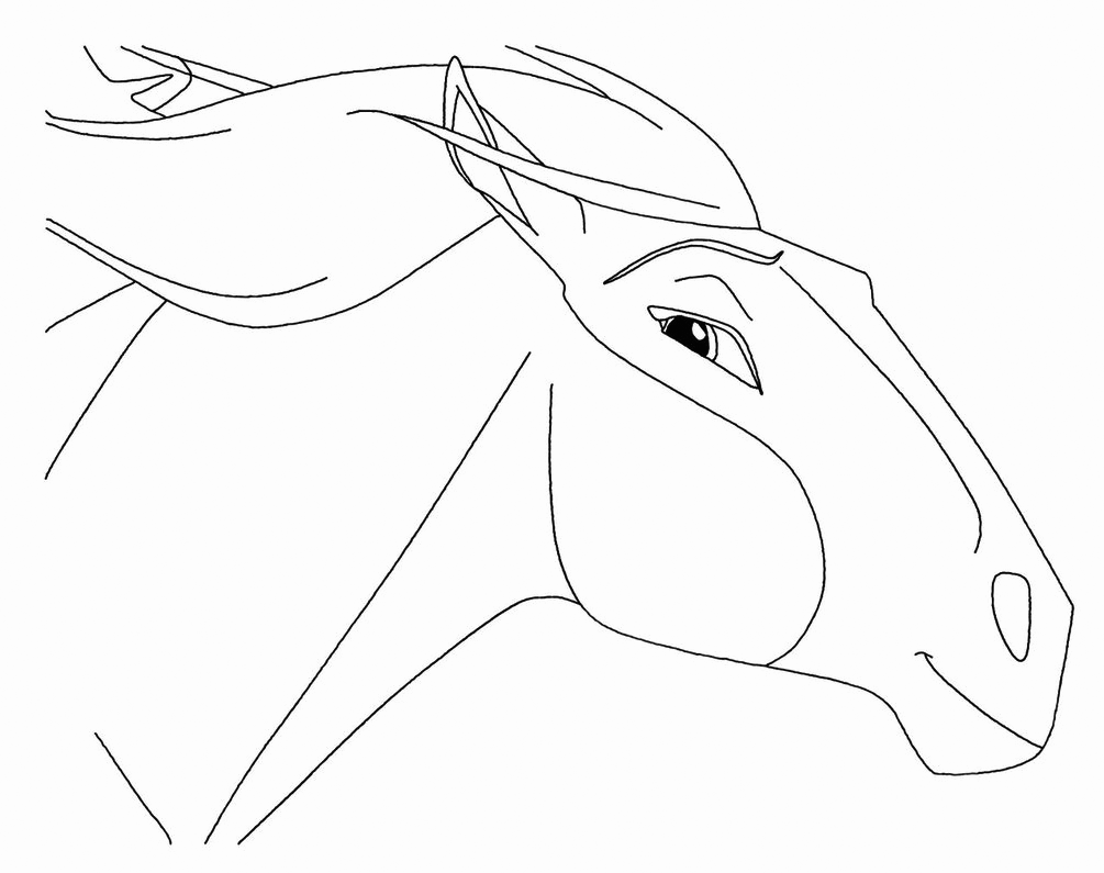 Spirit riding free coloring pages