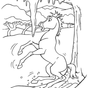 Spirit riding free coloring pages printable for free download