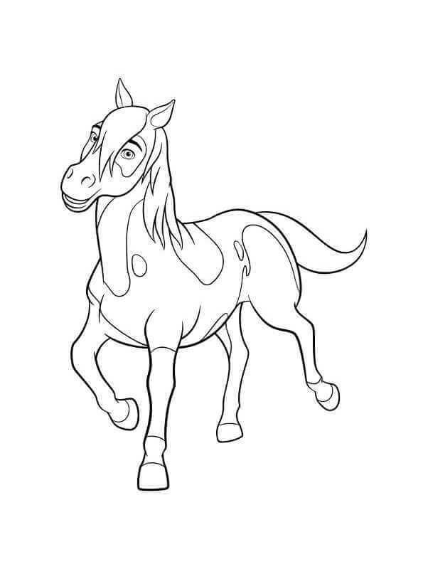 Spirit riding coloring pages printable pdf