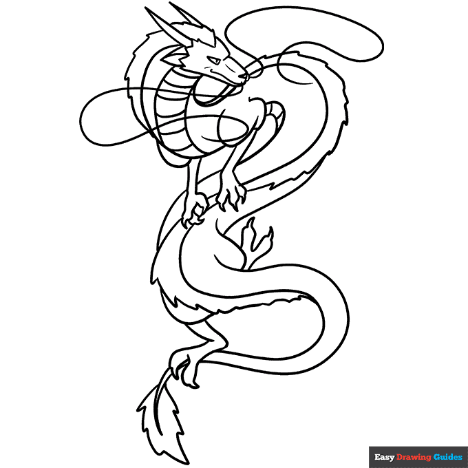 Haku from spirited away coloring page easy drawing guides