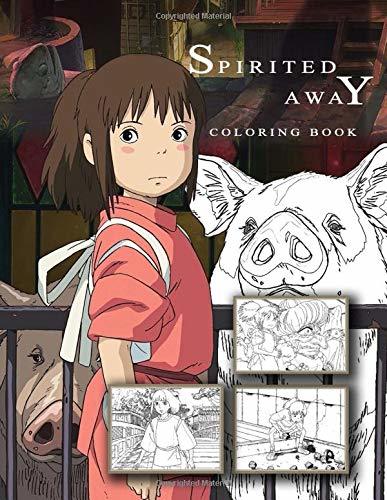 Spirited away coloring book hayao mijazaki studio ghibli anime sen to chihiro no kamikakushi by satoshi tanaka