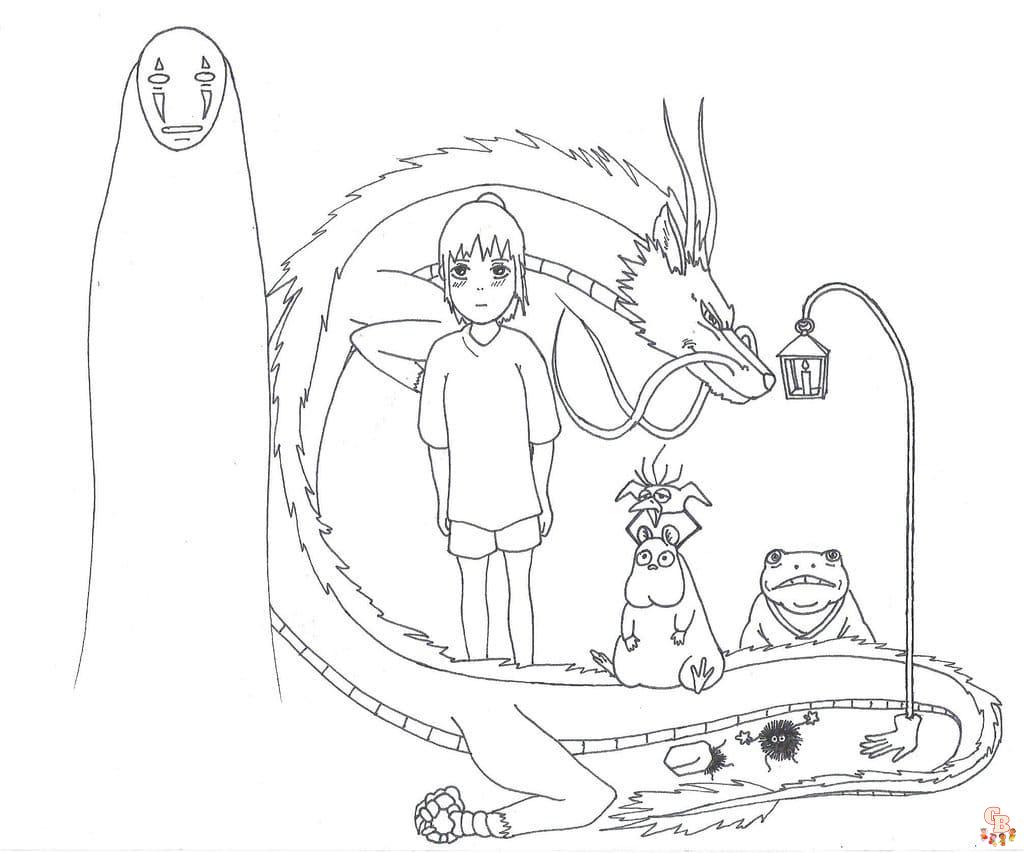 Discover the best studio ghibli coloring pages for kids