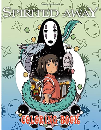 Buy spirited away coloring ok spirited away crayola relaxation adult coloring oks unofficial unique edition online at livia