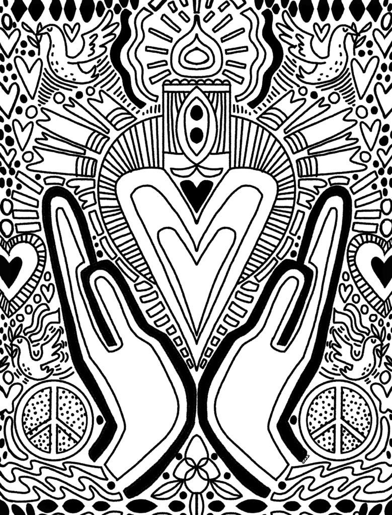 Mindfulness coloring pages