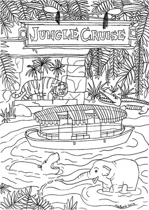 Disney world coloring pages