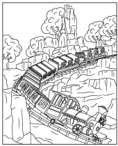 Disneyland coloring pages to print